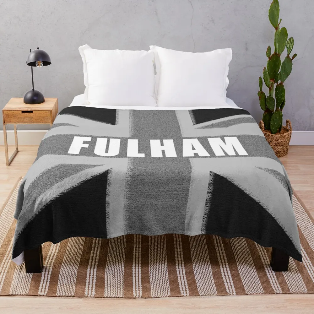 

FULHAM UNION JACK Throw Blanket Picnic Sofa Blankets