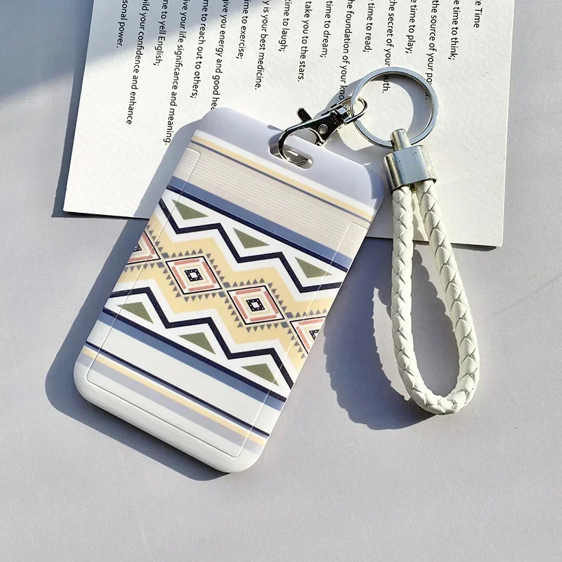 thumbnail image 2 of Key Color Covers Bus ID Card Protective Cover Case Student Meat Keyring Card Campus School Bus Keychain 2 of 9