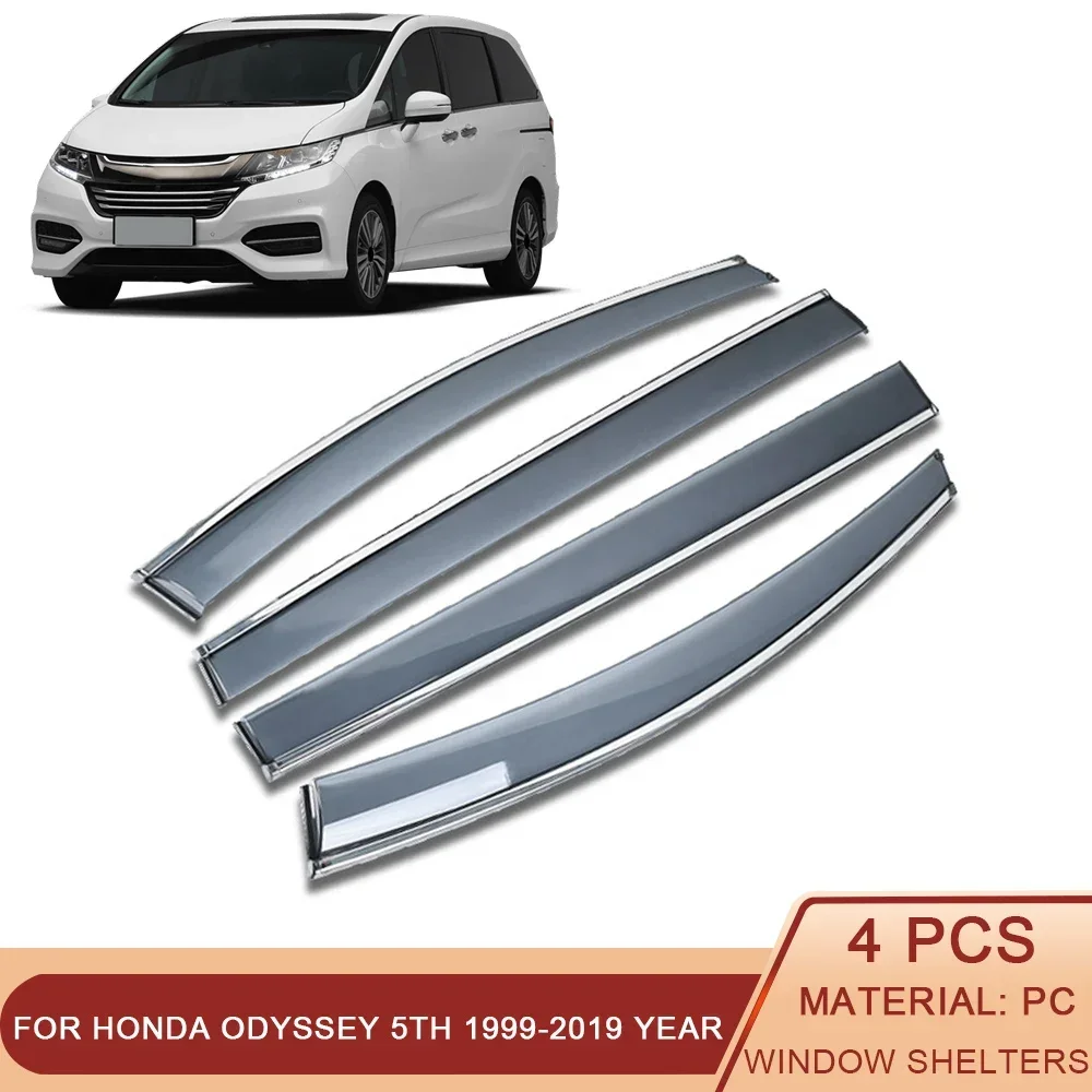 

Для HONDA ODYSSEY 5-го поколения RC 1999-2019 автомобильный солнцезащитный козырек от солнца дождя детской защиты крышка отделка рамка наклейка