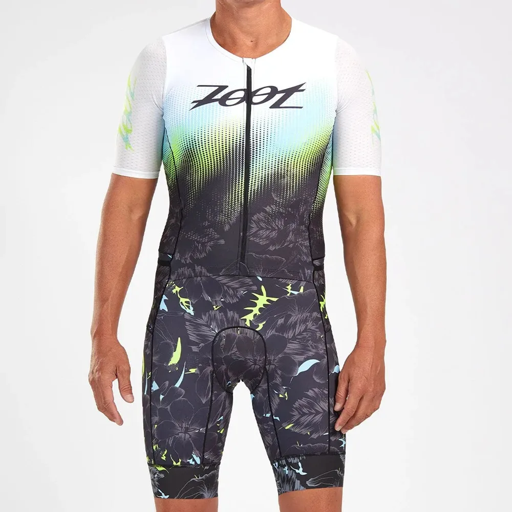 Traje De Triatlón Hombre Manga Corta VOXCAUTQ 2025 - Secado Rápido, Elástico, Para Ciclismo Y Carrera