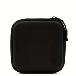 Durable EVA Charger Case - Compact Protective Cover with Mesh Pocket (Black - 1pc)