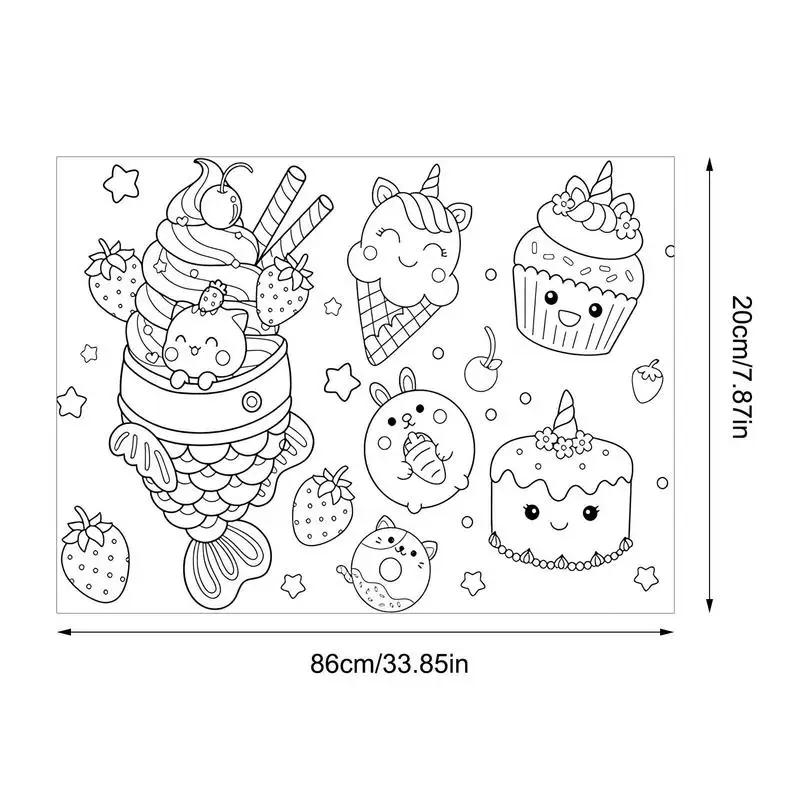 어린이 색칠 종이 롤 몬테소리 색상 작성 장난감 현실적인 패턴 어린이 소녀 대화 형 몬테소리 교육 장난감