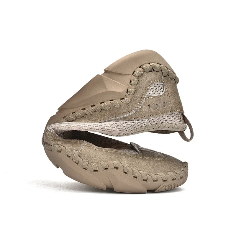 Men Casual Shoes Slip-on Summer Man Sneakers Breathable Mens 2024 Moccasins Luxury Brand Mesh Mens Low Shoe Big Size 38-48
