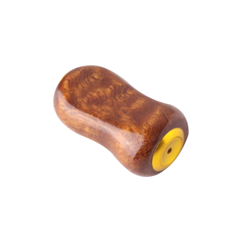 Ruke Wooden Fishing Handle Knobs Fishing Wheel Accessory Red Sandalwood Rosewood Materials  For Sh/Da  For Knob DIY High Quality
