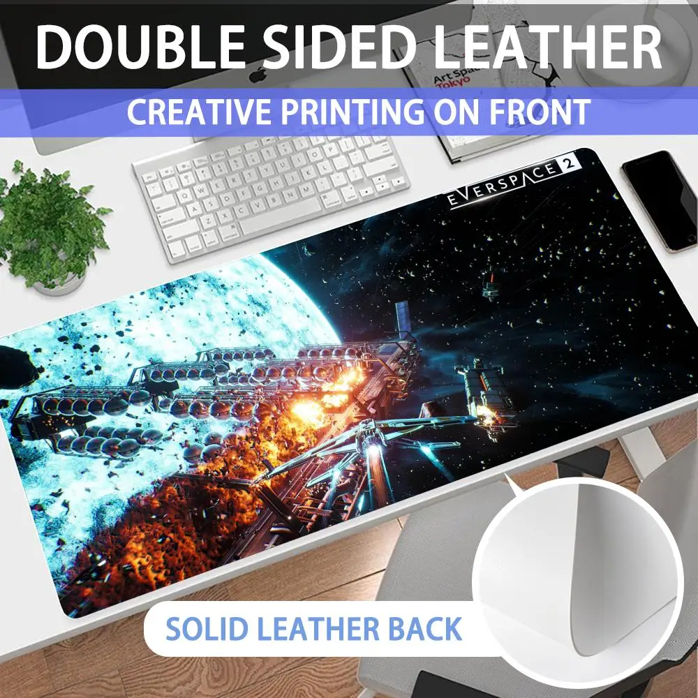 

Mouse Pad Large non-slip desk pad mouse pad PU Confinement Everspace high-end quality light luxury desk pad