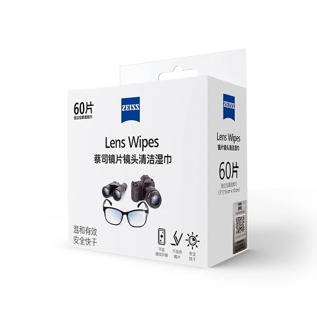 Zeiss Lingettes Nettoyantes pour Lunettes 2 x 30 Lingettes