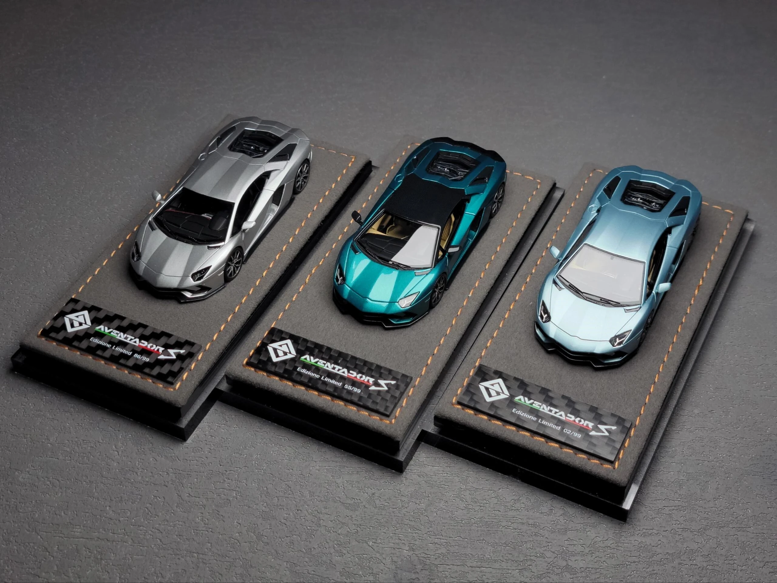 ミニカー GOD'WEALTH 1/64 LAMBORGHINI AVENTADOR S God'Wealth GW 1:64 Silver Lamborghini Aventador S LP740-4
