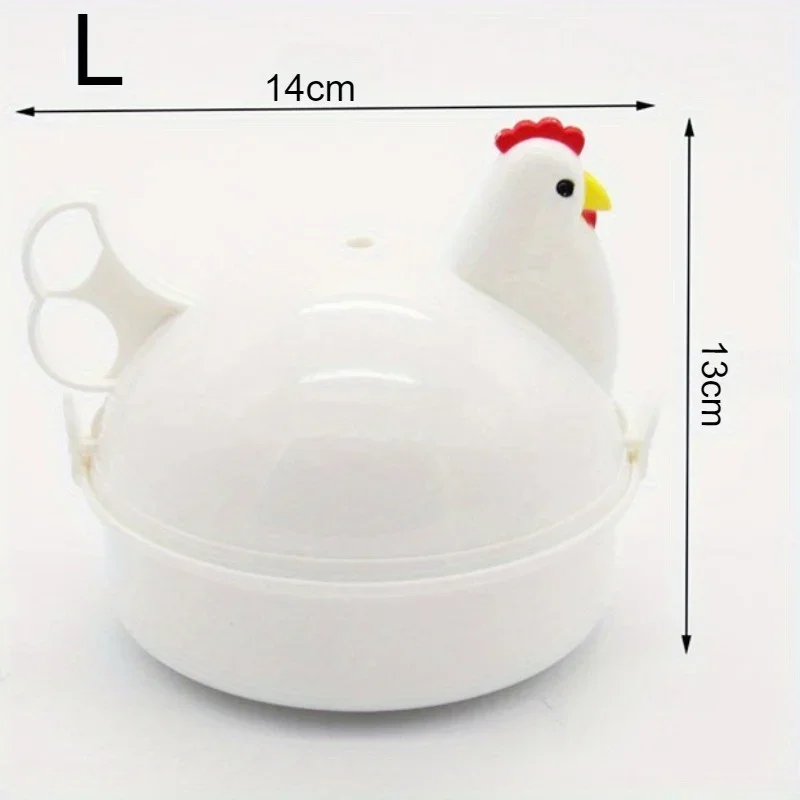 Practical Lovely Chicken Shaped Eggs Boiler Steamer 4 Eggs 1Egg Microwave Eggs Cooker Cooking Tool Kitchen Accessories Gadgets