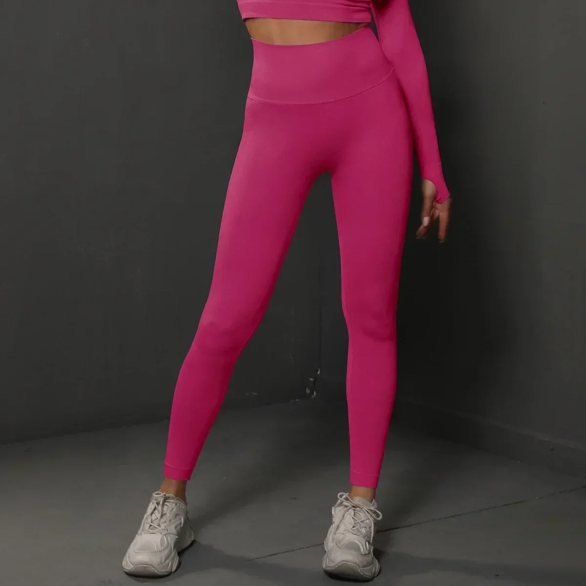 MIML Abbigliamento sportivo Donna Palestra Allenamento Leggings Pantaloni da yoga Abbigliamento da donna Pesca Vita alta lavorata a maglia Glutei punteggiati Pantaloni da pista