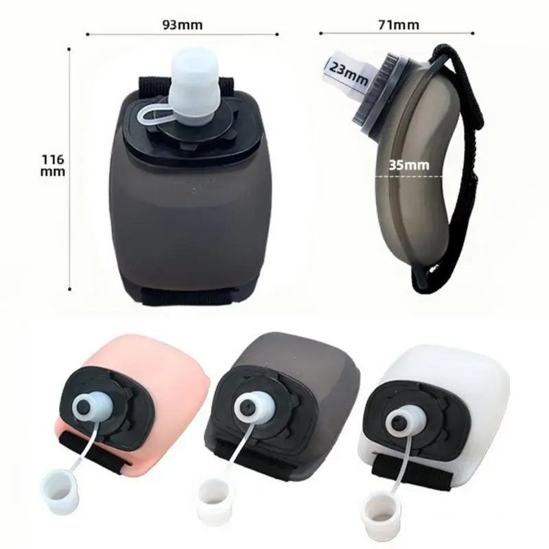 Handheld Running Water Bottle Leakproof Hands-Free Water Bottles Sports Bottle Compact Portabl Sports
