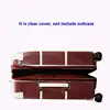 Transparent Cover for Delsey Chatelet Air Suitcase Protector with Zipper Luggage Case Customized Not Include Suitcase 6