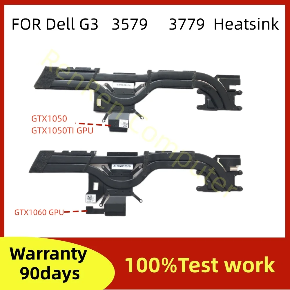 CPU GPU 쿨러 방열판 팬 CN-0N29Y0 CN-0W6PFC 방열판, 델 G3 15 3579 15 3779 용, 오리지널 분해 100% 테스트 OK