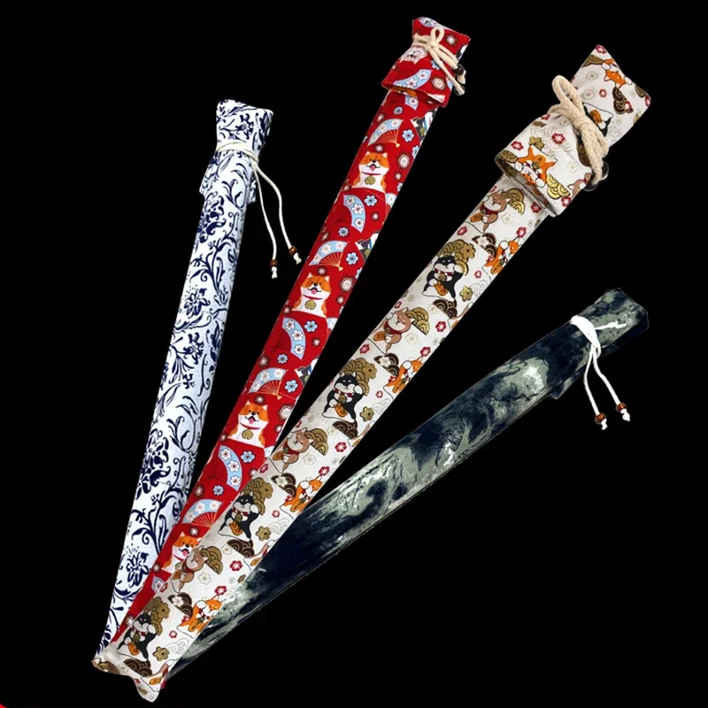 Portable Dust-Proof Flute Storage Bag D-E Tune Bamboo Flute Bag 60/80 Cm Integrated Storage Protective Cover Dustproof