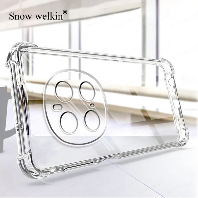 Enhanced Airbag Buffer Shockproof Clear Case - Full Protection Soft TPU Cover