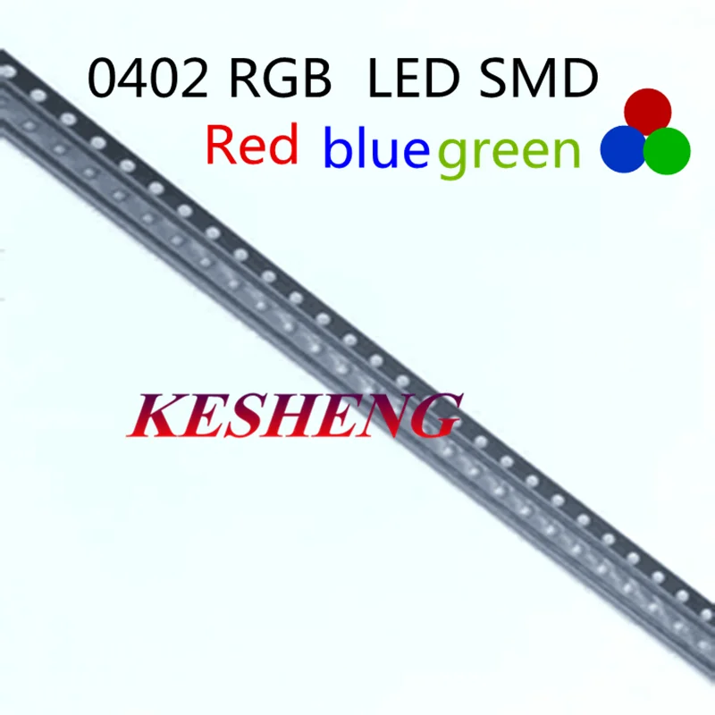 1000PCS LED 0402 / 1005 SMD light beads bright RGB red green blue LED ...