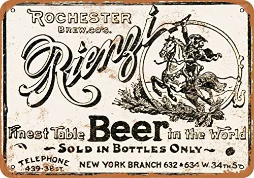 

Metal Sign - 1895 Rienzi Beer - Vintage Look