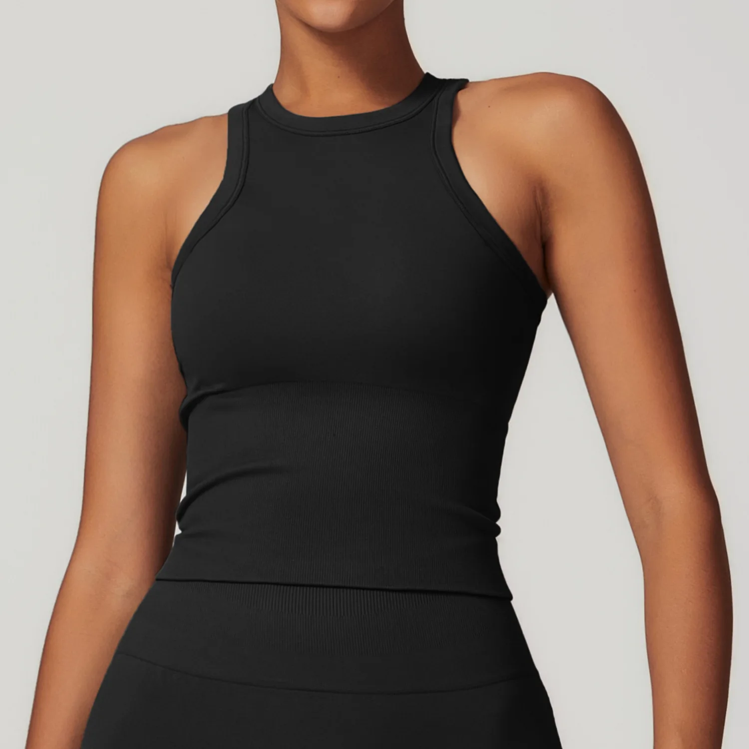 النساء اليوغا القمم للصدمات مبطن الرياضة الصدرية تشغيل الصالة الرياضية الملابس تنفس سترة يوجا رفع اللياقة البدنية سلس ملابس داخلية رياضية