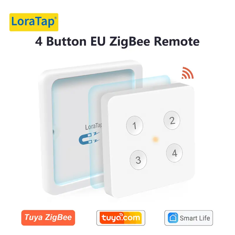 LoraTap ZigBee 3.0 Wireless 14 EU US Push Button Remote Tuya Scene Automation Control Switch Smart Life App Hub Need - Image 18