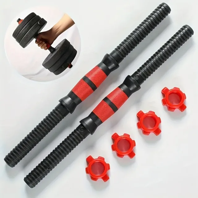 Dumbbell Rod Connectors Set,Universal Dumbbell Handle Fix, Excludes Weight Plates - Ideal for Gym Enthusiasts & Weightlifters Dumbbell Rod Connectors Set,Universal Dumbbell Handle Fix, Excludes Weight Plates - Ideal for Gym Enthusiasts & Weightlifters