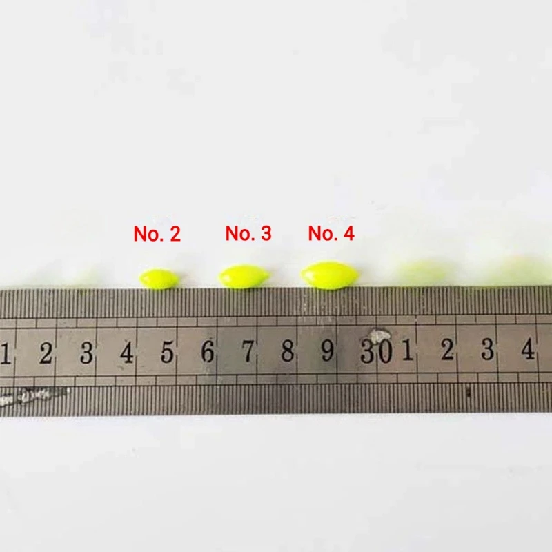 120pcs (20packs) Fishing Float Seven-star Float Bobber Beans Rig Making Fishing Floating Fishing Tools Accessories