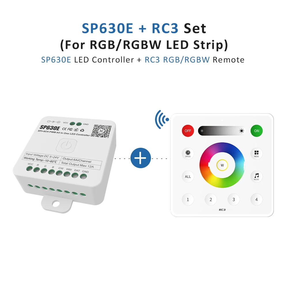 SP630E 12V 24V 5V 12 IN 1 LED Controller Bluetooth for