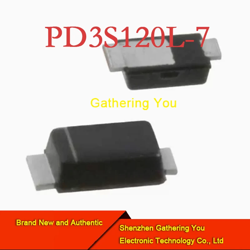 

PD3S120L-7 SOD323 диод Шоттки и выпрямитель 1A 20V Low VF совершенно новый аутентичный