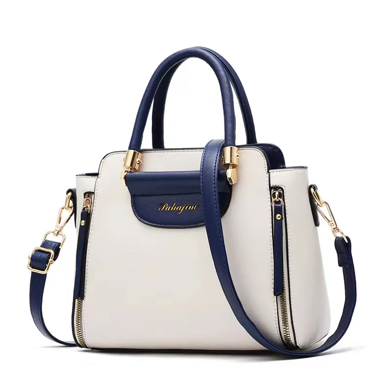 Bolsa feminina 2022 nova moda contraste cor bolsa alta elástica ...