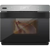 Grande 40 Quart Capacity Counter-Top Multi-Function Convection Steam Oven, Black Stainless Steel 1