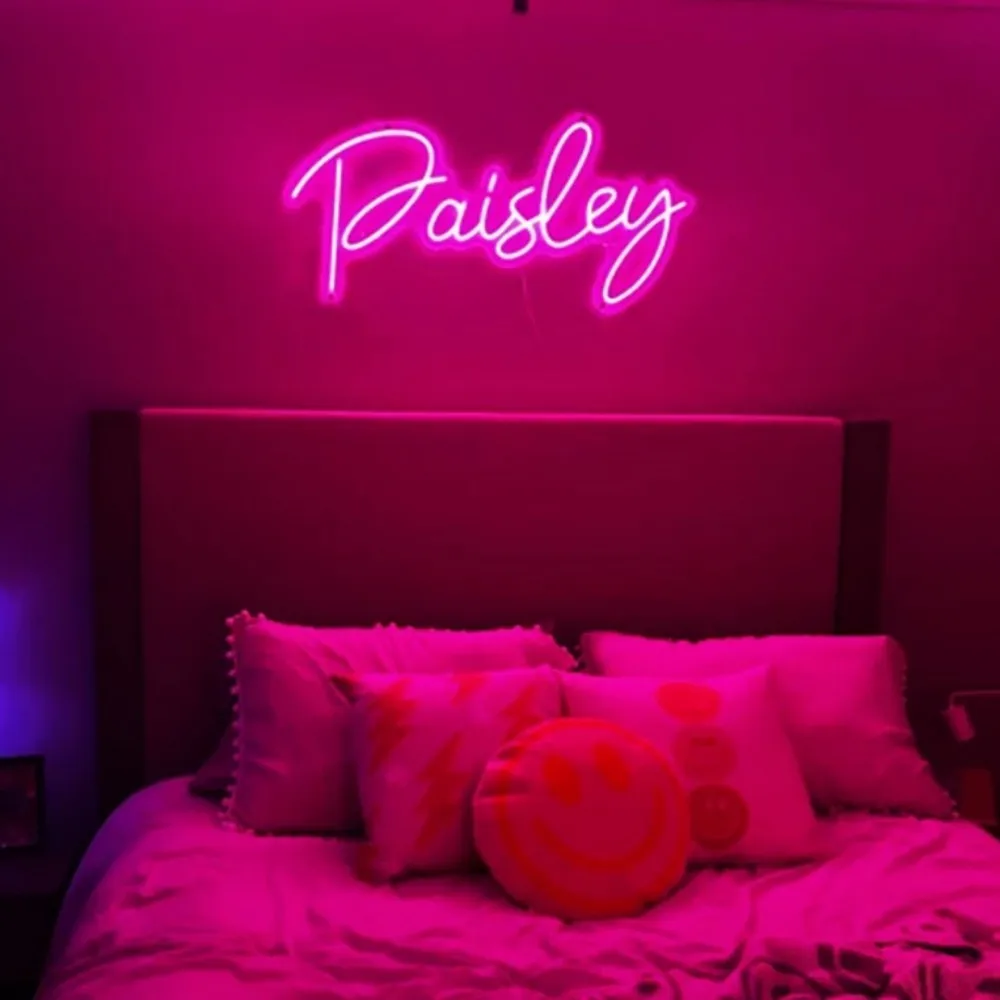 Custom Neon Sign Led Name Light for Kids Custom Name Signs Logo Birthday Lights Neon Led Personalized Gifts Bedroom Wall Decor neon sign