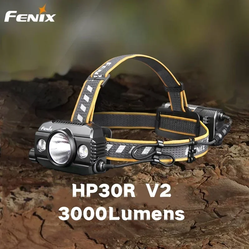 

Фонарь налобный Fenix HP30R V2.0, 3000 лм, 2 батареи 5000 мАч