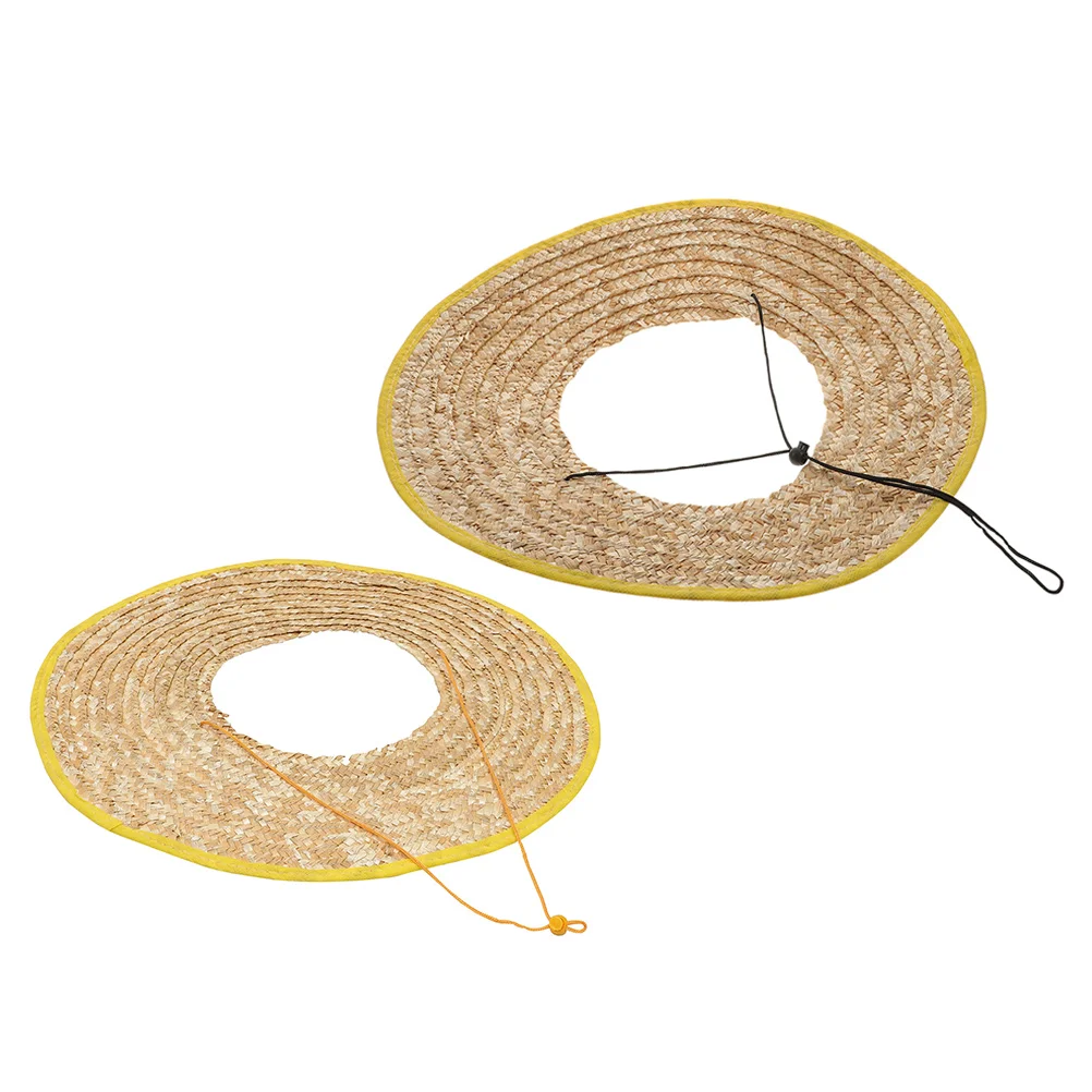 

2 Pcs Curtain Hard Hat Shade Cover Sun Full Brim Visor for Men Sunshade Accessories Guard Window Visors Lamp