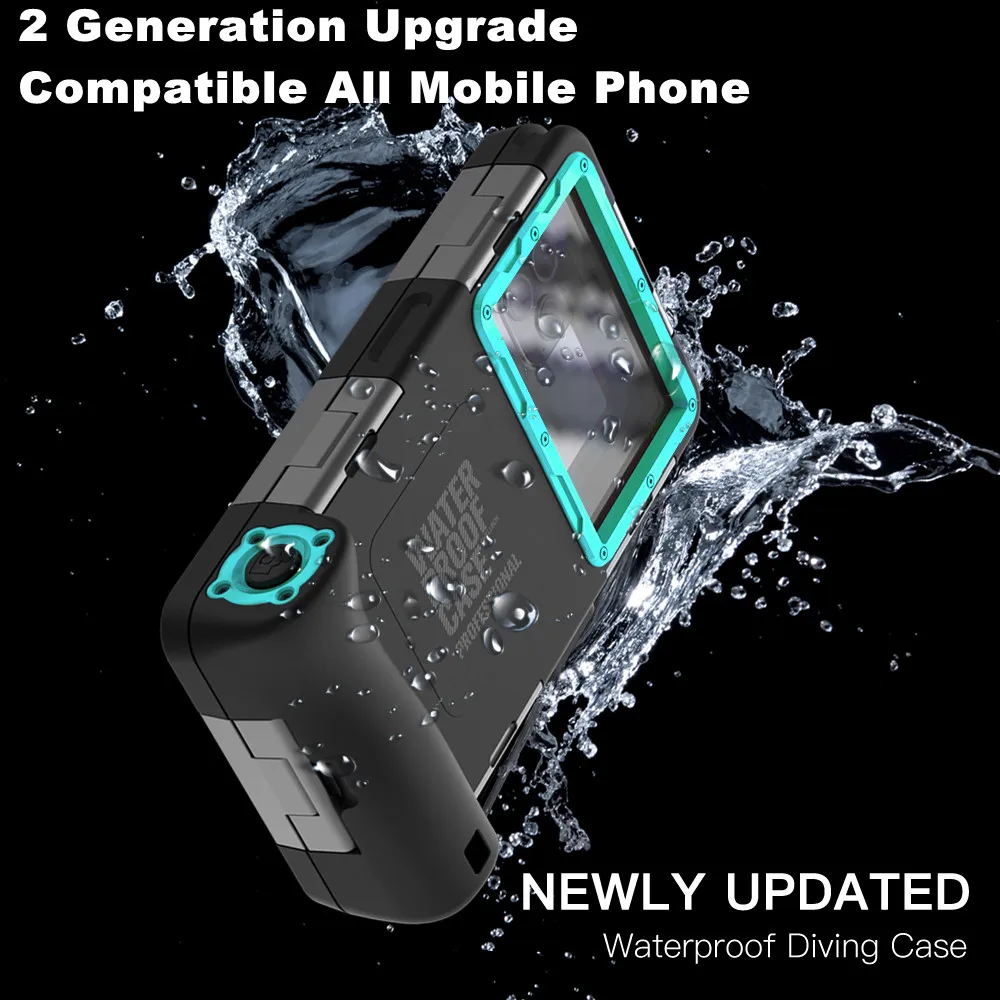 Custodia impermeabile in metallo per iPhone 15 pro... – Grandado