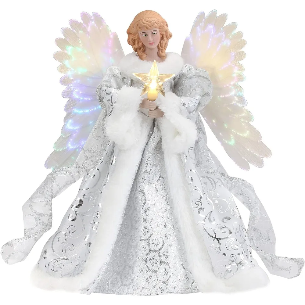 Fiber Optic Tree Topper Angel 1