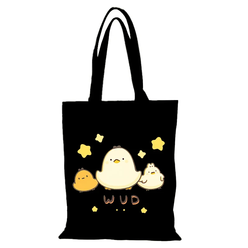 Shopper-Tasche, Cartoon-Öko-Tasche, Charakter, Damentaschen, neue Handtaschen, Damenhandtasche, Einkaufstasche, Strandtuch, Segeltuch, Schultertasche, faltbar – Detail 9