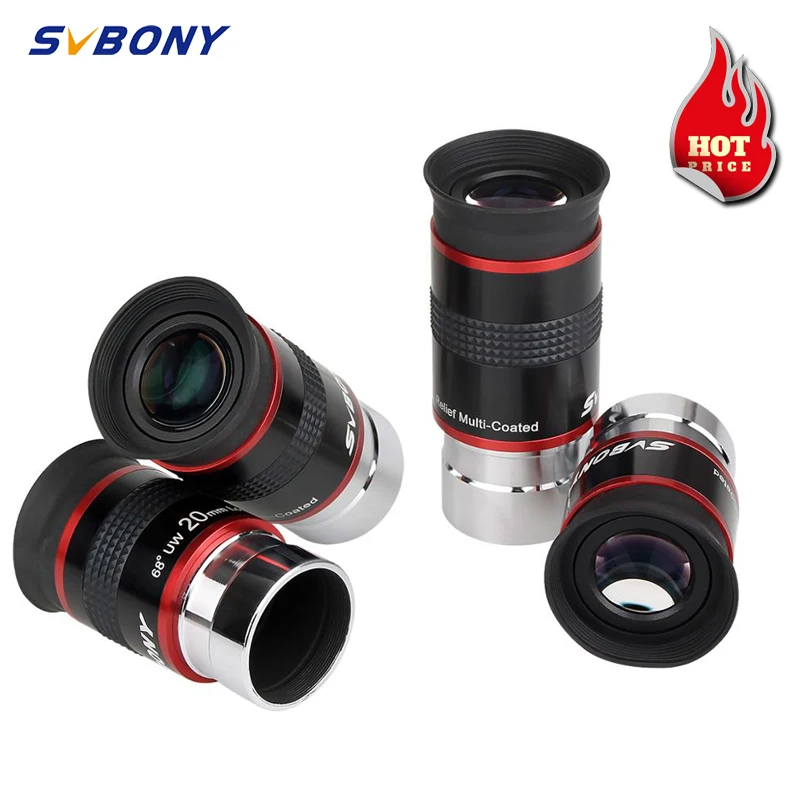 SVBONY 15mm Telescopes Eyepieces 1.25 inches Eyepiece 68 Degree Ultra