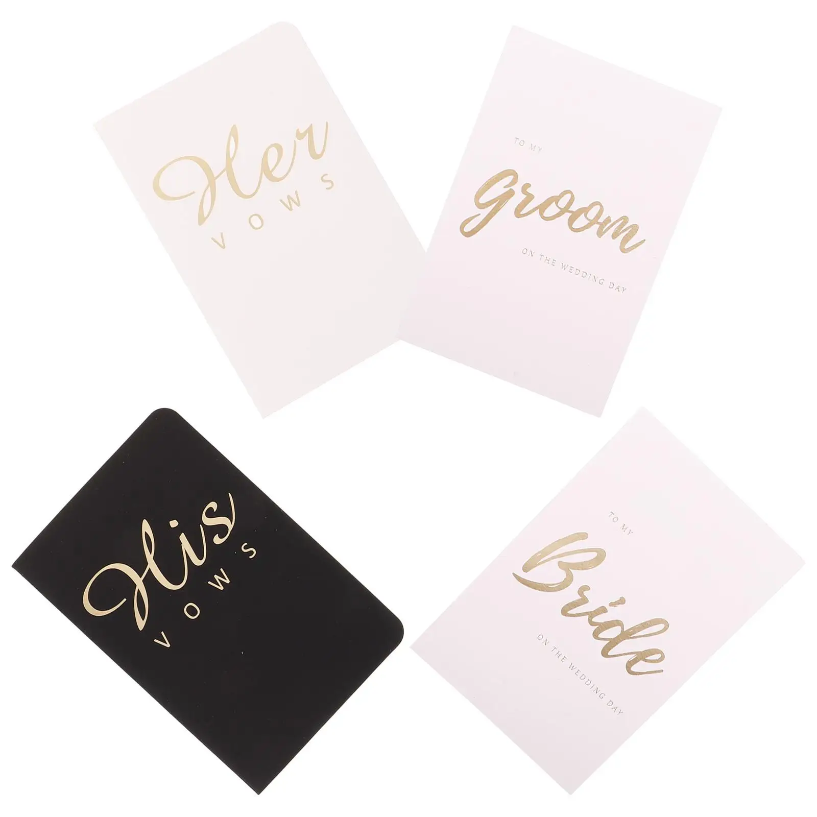 Wedding Speech Book All Stuff for Weddings Commemorate His and Hers Engagement Present Paper Notebooks Vow Bridegroom