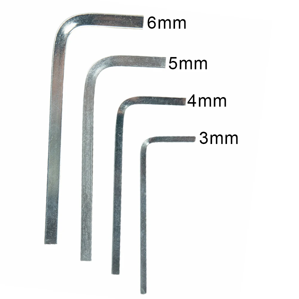 4Pcs L Shape Square Head Wrench Universal Wrench For 4 Point Wrench Screwdriver Set 3 6mm Hand