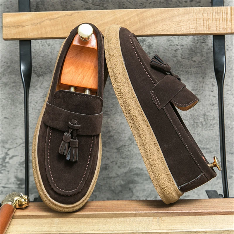 Leather Shoes For Man Leather Casual Shoes Fashion Business Oxford High Quality Designer Work