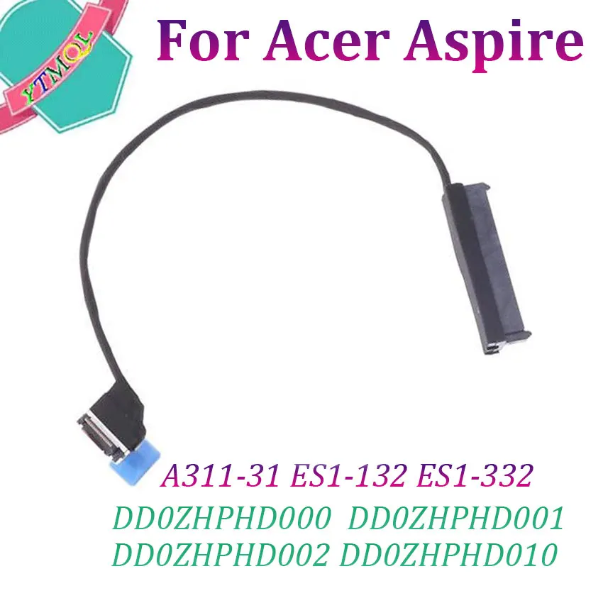 Acer Aspire A311-31 ES1-132 ES1-332 DD0ZHPHD002 DD0ZHPHD000 DD0ZHPHD001 DD0ZHPHD010 용 1Pcs HDD SATA 하드 드라이브 커넥터 케이블