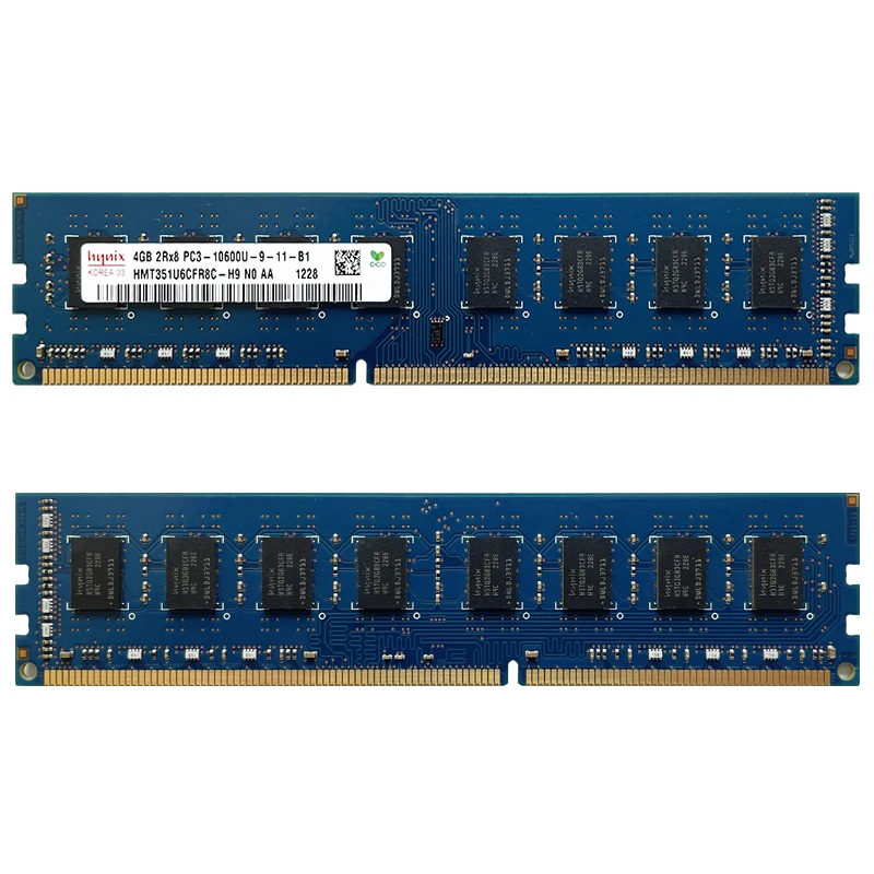 SK hynix DDR3 4GB 8GB 1333MHz RAM 2Rx8 PC3 - 10600U Desktop Memory