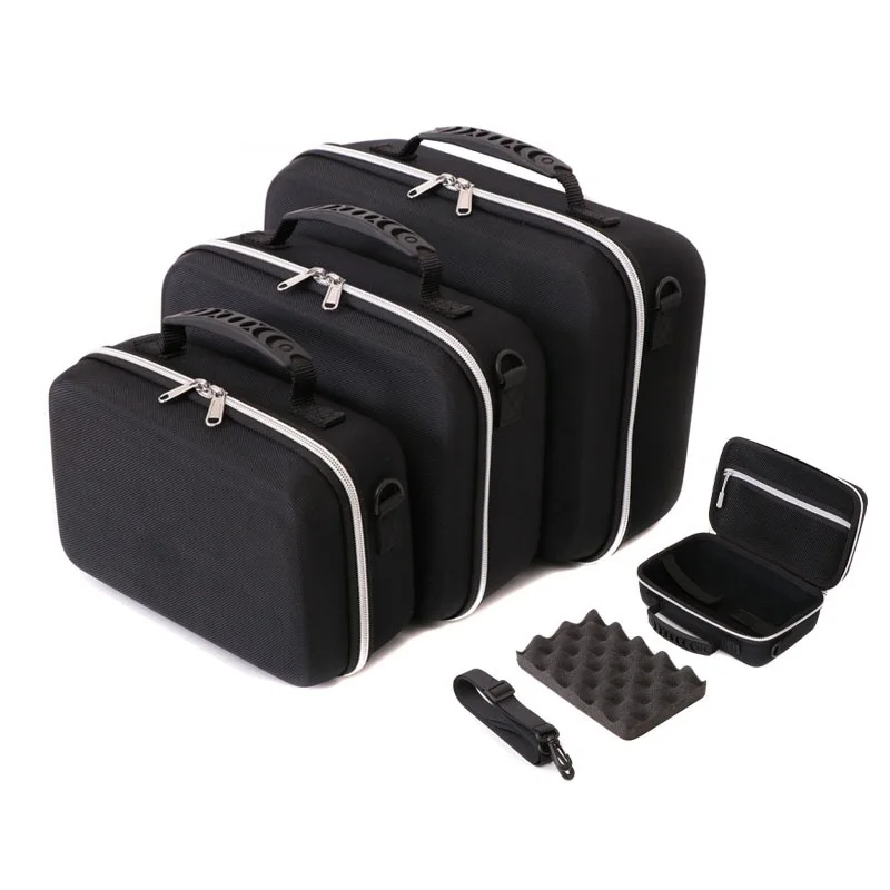 Desktop Hard Drive Disk Case Acessórios Box Tamanho Grande Armazenamento Digital Projetor Box para vr Drone 3.5 Equipamento