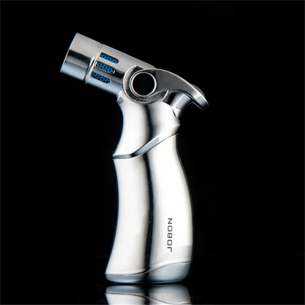Windproof Metal Cigar Lighter Blue Flame Torch