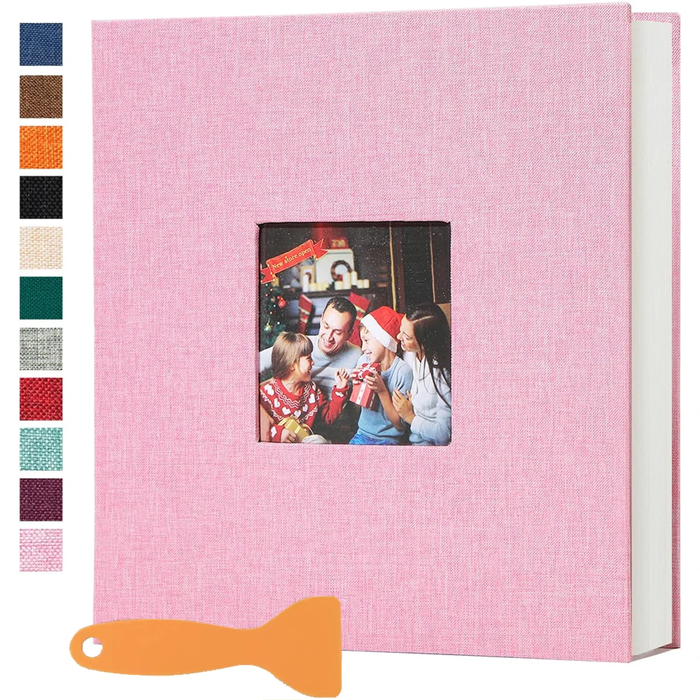 Large Photo Album Self Adhesive 20 Sheets/40 Pages DIY Bookshelf Album for Baby Family Anniversary Wedding Photo Storage