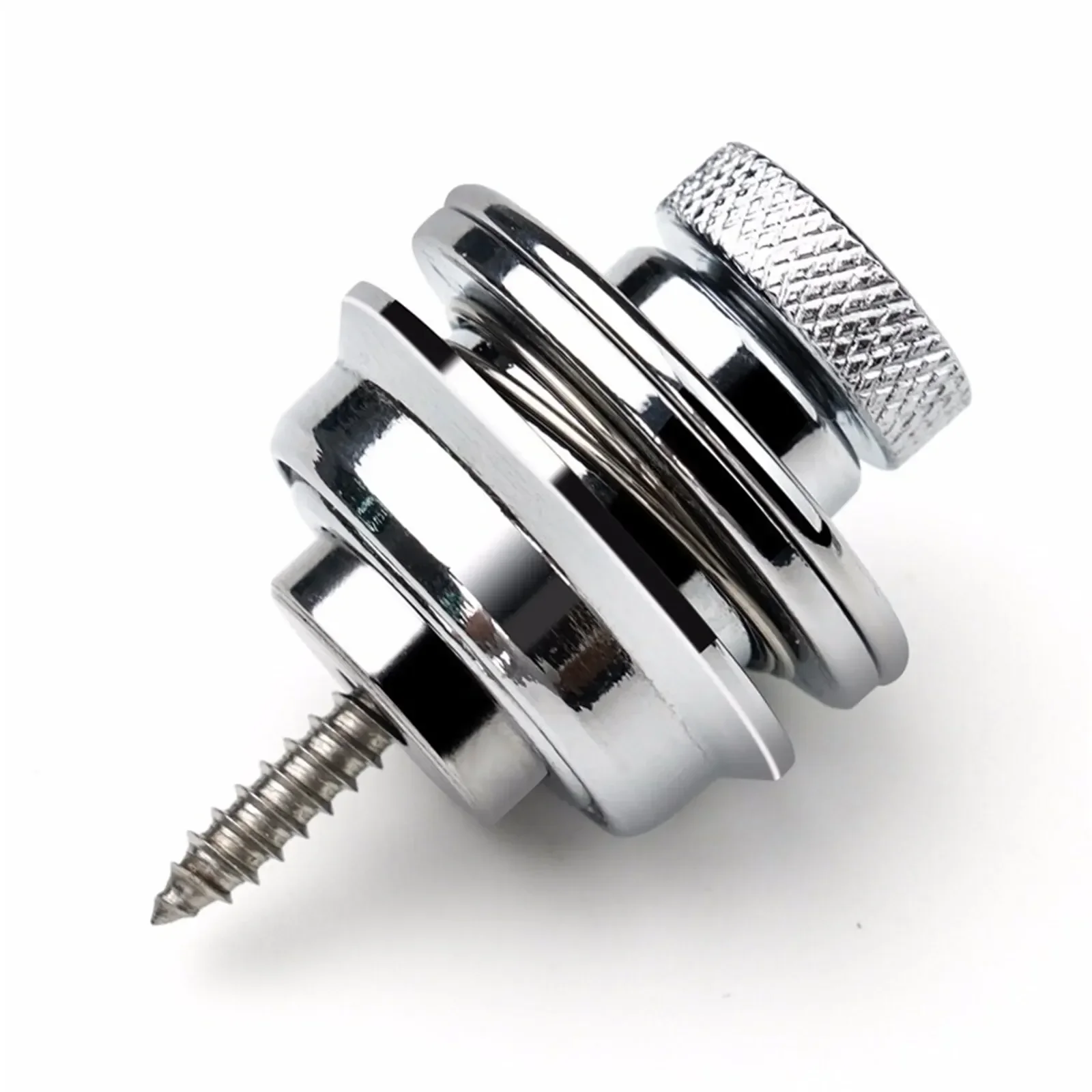 Замок для гитарного ремня, сверхмощная металлическая кнопка, защитный замок для электроакустической гитары, бас-гитара, гавайская гитара, музыкальный инструмент