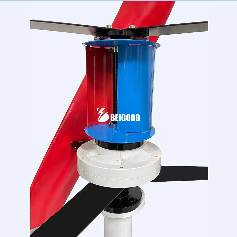 10KW 20KW 48v 96v 3Phase AC Electrical Horizontal Wind Turbine Generator with Hybrid Controller for Home solar wind generator