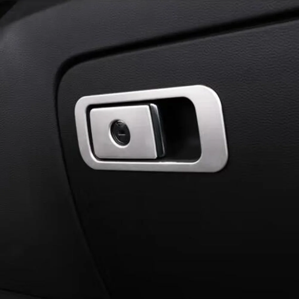 스테인레스 스틸 부조종사 장갑 상자 핸들 트림, 폭스바겐 파사트 2019 2020 2021 2022 2023 자동차 액세서리 장식, 2 개