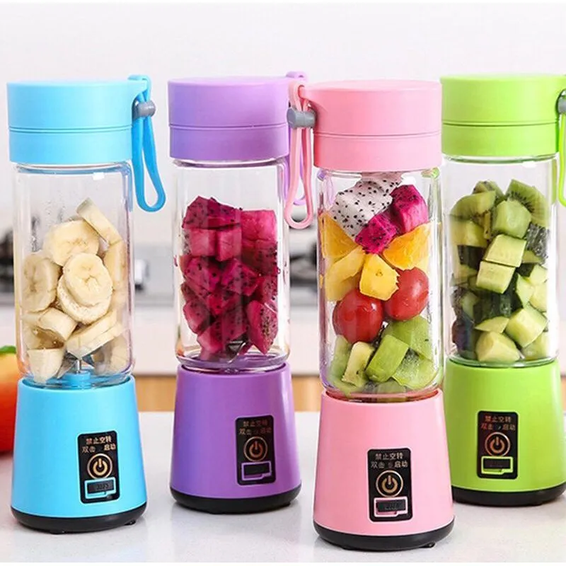 Mini Juicer Portable Blender Fruit Milkshake Handheld Electric Juicer USB Rechargeable Multifunction Blender Kitchen supplies fruit blender fruit juicer