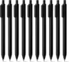 Kaco Pure Refillable Retractable Gel Pen Black Ink 0.5mm Medium Pen Tip 10 Pack Casual Quick-Drying Aesthetic Note Pen Office Su 2