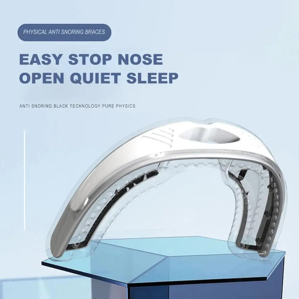

Anti-snoring Snore Braces Apnea Guard Bruxism Tray Sleeping Aid Mouthguard Health Care Sleep Snoring Better Breath Aid Night New