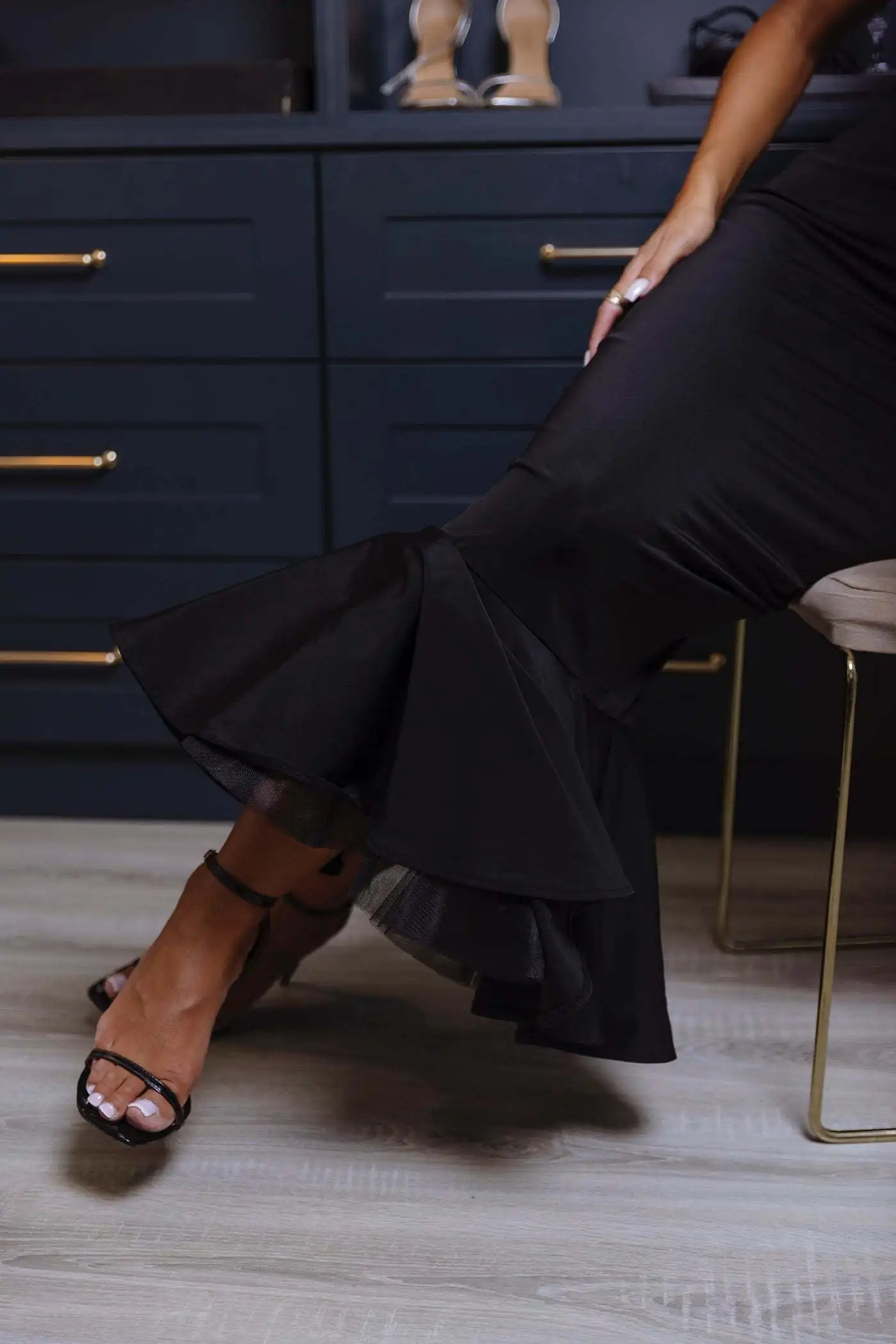 Sexy Hanging Collar Lace Patchwork Deep V Evening Dress Women Elegant Backless Party Club Vestido Autumn/winter New